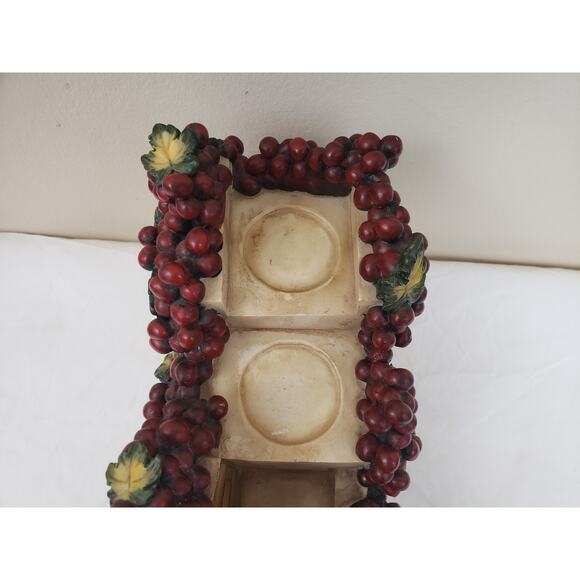 Touch of Class Vineyard Grape Harvest Candleholders Decor Centerpiece RARE - Picture 5 of 10